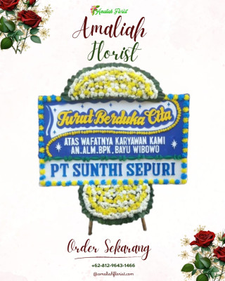 Papan Bunga Duka di Sukaharja