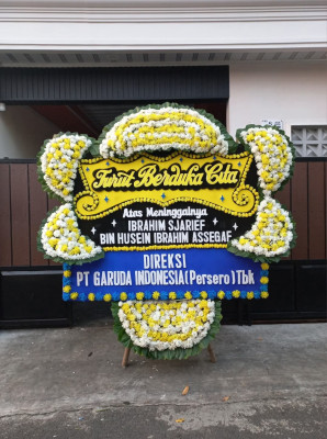 Papan Bunga Duka di Sukaharja