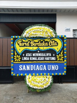 Papan Bunga Duka di Sukaharja